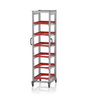Systemwagen für Eurobehälter 60 x 40 Höhe 200 cm SE 200 64 U.2, 718 × 500 mm