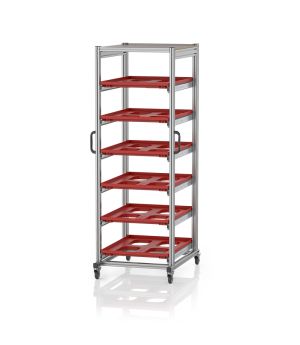 Systemwagen für Eurobehälter 80 x 60 Höhe 200 cm SE 200 86 U, 700 × 935 mm
