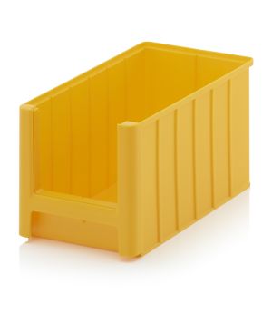Sichtlagerkasten SK 4H-1028 in melonengelb (RAL 1028), 350 × 210 mm