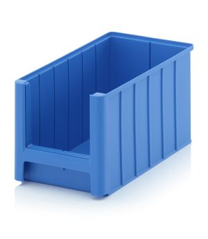 Sichtlagerkasten SK 4H-5015 in himmelblau (RAL 5015), 350 × 210 mm