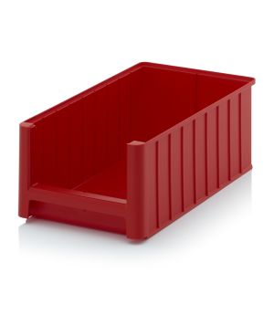 Sichtlagerkasten SK 5-3020 in verkehrsrot (RAL 3020), 500 × 310 mm