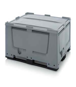 Big Box geschlossen UN BBG 1210KD in silbergrau (RAL 7001), 1200 × 1000 mm