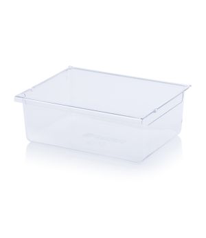 Schubladenbehälter Einzelkomponenten W172-t in glasklar, 520 × 357 mm