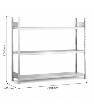 Weitspannregal Grundregal WS 2000 - 15500
