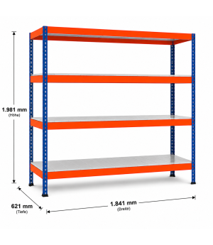 Weitspannregal Z1 - 18206-NR