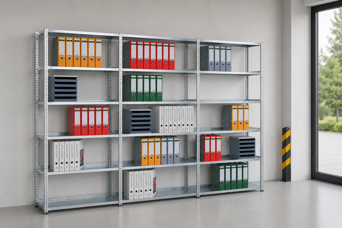 SCHULTE B&uuml;roregale f&uuml;r Akten, Ordner und B&uuml;romaterial